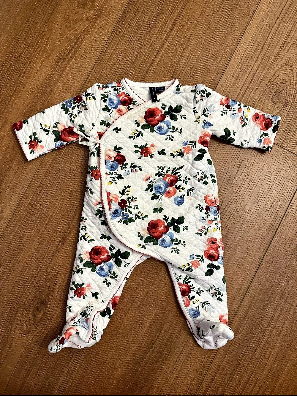 Janie and Jack Floral Quilted Pajama ✨